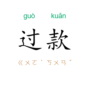 过款