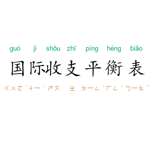 国际收支平衡表