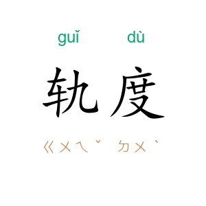 轨度