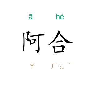 阿合