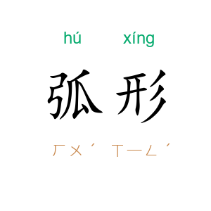 弧形