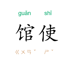 馆使