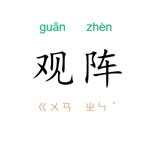 观阵