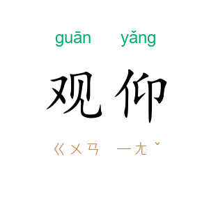 观仰
