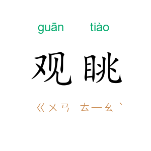 观眺