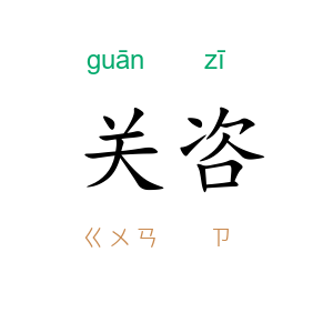 关咨