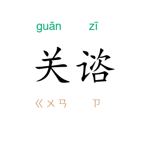 关谘
