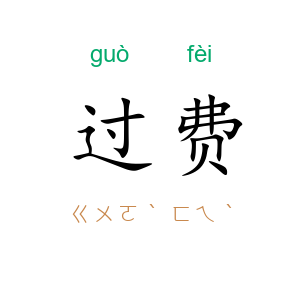 过费