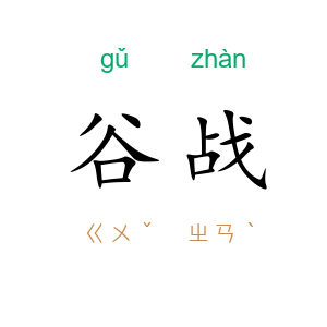 谷战