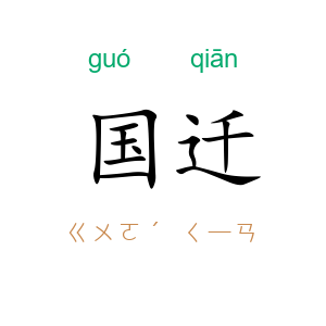 国迁
