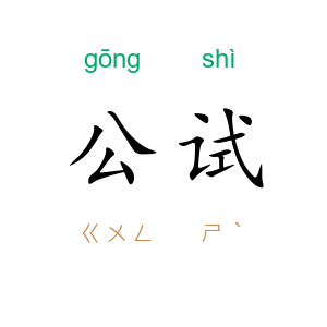 公试