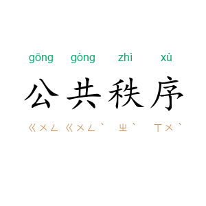 公共秩序