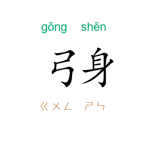 弓身