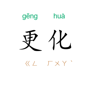 更化