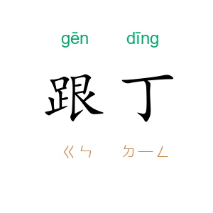 跟丁