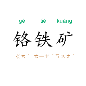 铬铁矿