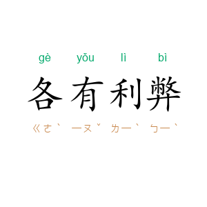 各有利弊