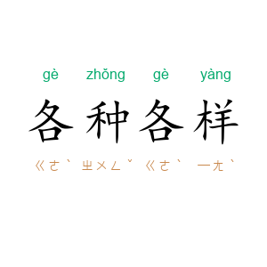 各种各样