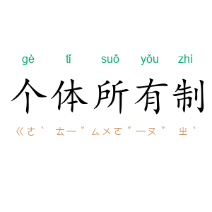 个体所有制