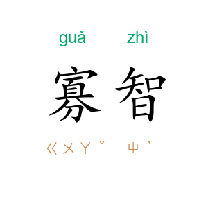 寡智