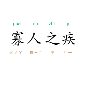 寡人之疾