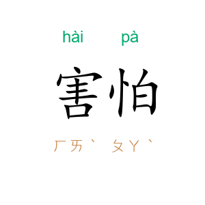害怕