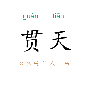 贯天