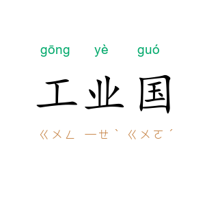 工业国