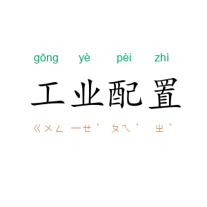 工业配置