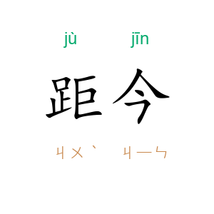 距今