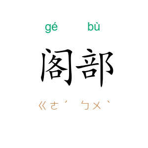 阁部
