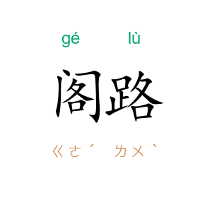 阁路