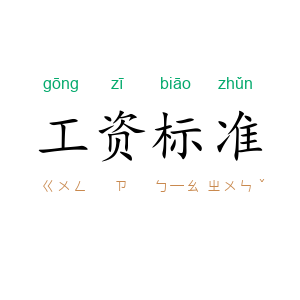 工资标准