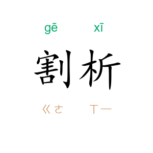 割析