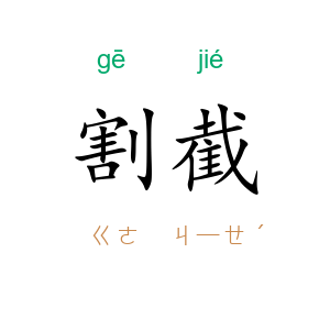 割截