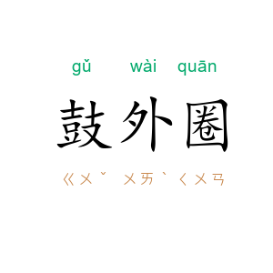 鼓外圈