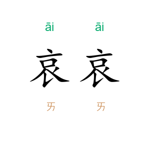 哀哀
