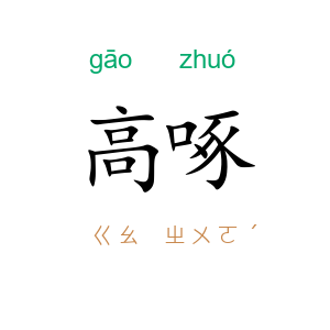 高啄