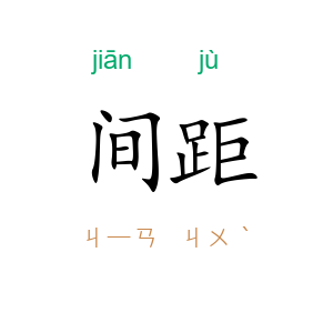 间距
