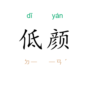 低颜