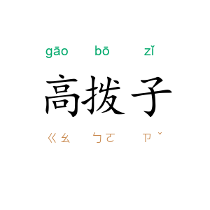 高拨子