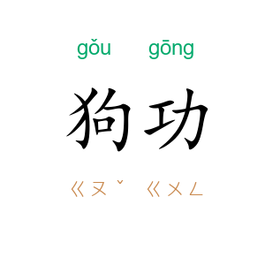 狗功
