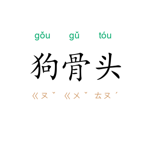 狗骨头