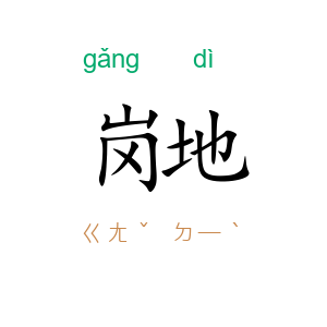 岗地