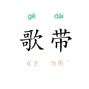 歌带